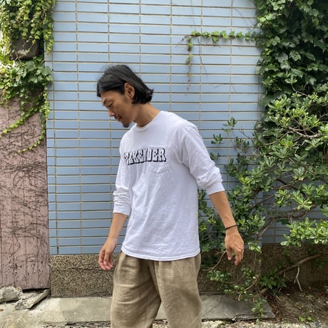 S.F.C WEEKENDER-L/S TEE. WHT.