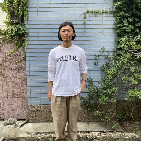 S.F.C WEEKENDER-L/S TEE. WHT.