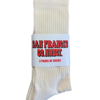 SAN FRANCISCO.NNECT. ORIGINAL-2PAIRS OF SOCKS. NAT/WHT×BLK/WHT-SET🤍🖤