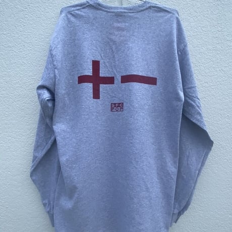 NO ACTION ＋− L/S GRAY x WINE RED NO CO.NNECT.