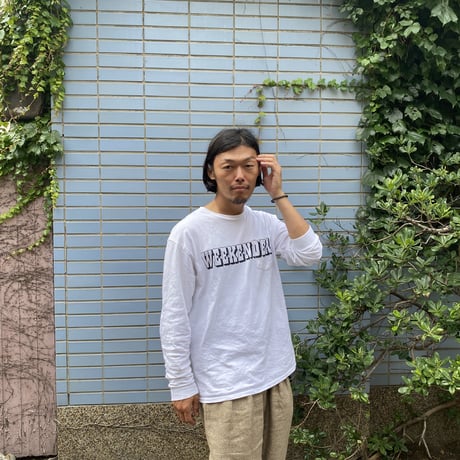S.F.C WEEKENDER-L/S TEE. WHT.