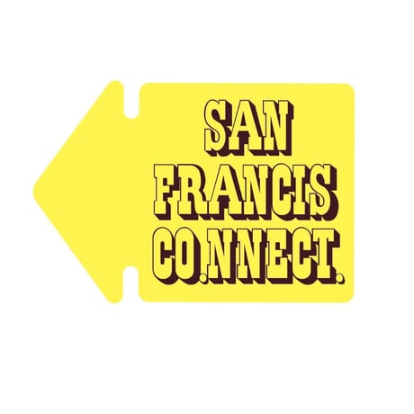SAN FRANCISCO.NNECT. Arrow ステッカー iPhone size
