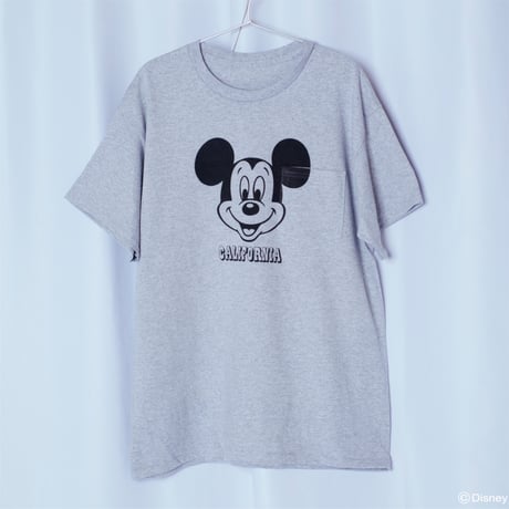 COLSUN&SAN FRANCISCO.NNECT.  PRESENTS 【MICKEY MOUSE COLLECTION 】TEE-GRY杢.
