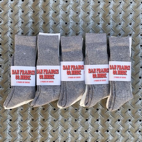SAN FRANCISCO.NNECT.  LOGO SOCKS 2PAIRS