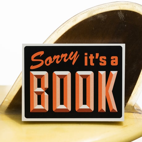 Sorry it's a BOOK  シリアルNo.58 / 99