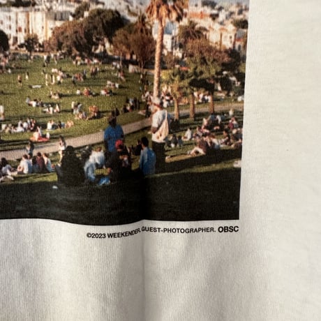 S.F.C WEEKENDER-L/S TEE. WHT.