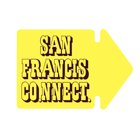 SAN FRANCISCO.NNECT. Arrow ステッカー