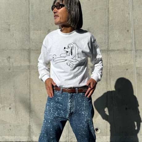Pluto the Dog♡ × SFC.Long-sleeve-tee.