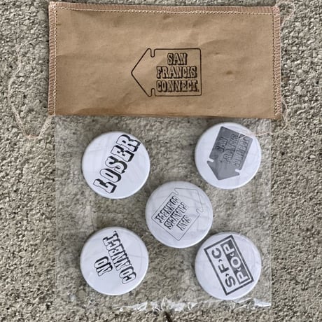 SANFRANCISCO.NNECT.SUBPOPUP Badge set