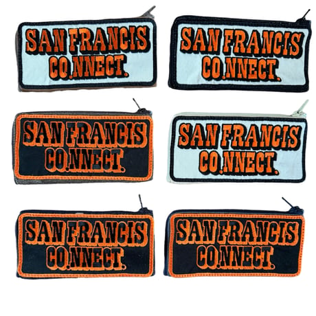 S.F.C. coin purse. hand made one piece item. No8.