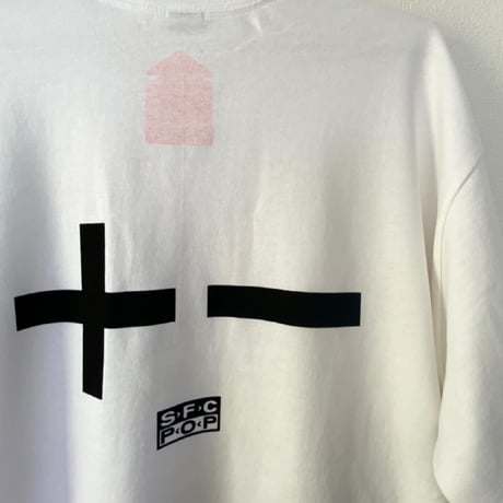 NO ACTION TEE WHITE x BLACK