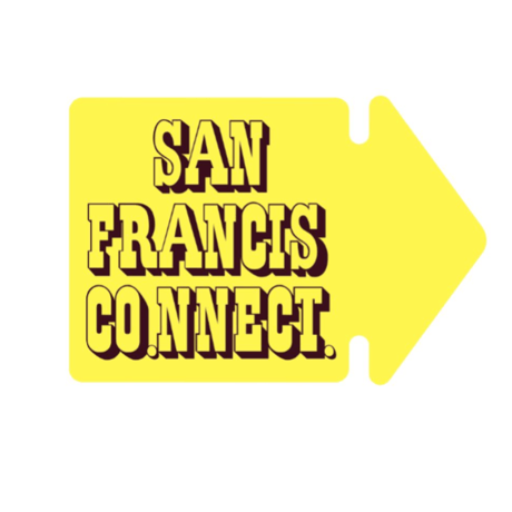 SAN FRANCISCO.NNECT. Arrow ステッカー iPhone size