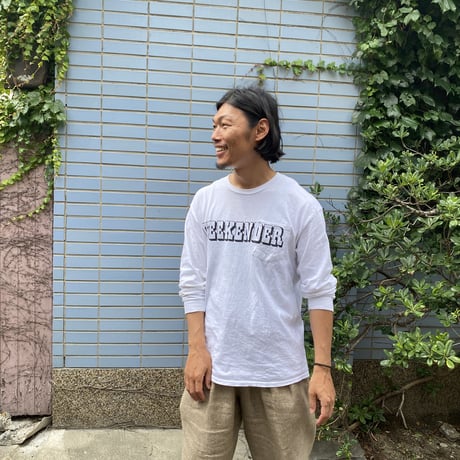 S.F.C WEEKENDER-L/S TEE. WHT.