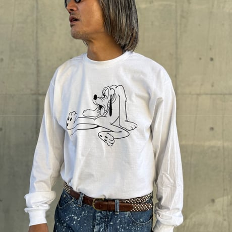 Pluto the Dog♡ × SFC.Long-sleeve-tee.