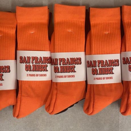 SAN FRANCISCO.NNECT.  LOGO SOCKS 2PAIRS