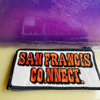 S.F.C. coin purse. hand made one piece item. No1.