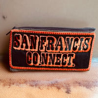 S.F.C. coin purse. hand made one piece item.