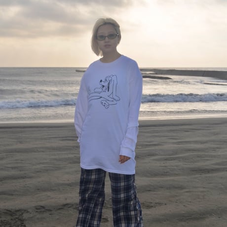 Pluto the Dog♡ × SFC.Long-sleeve-tee.
