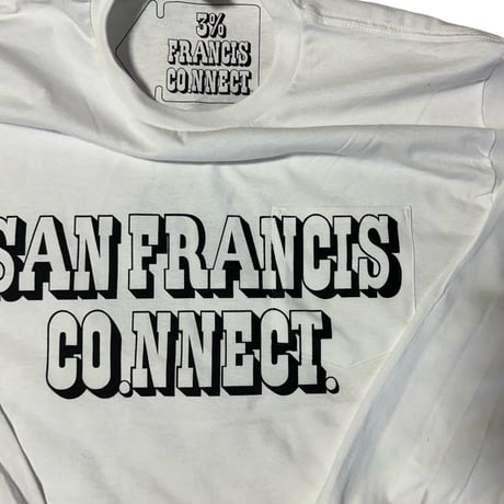 S.F.C.  THE SF 1963. SANFRANCISCO.NNECT.UNDERWEAR. L/S-Tee.WHT.