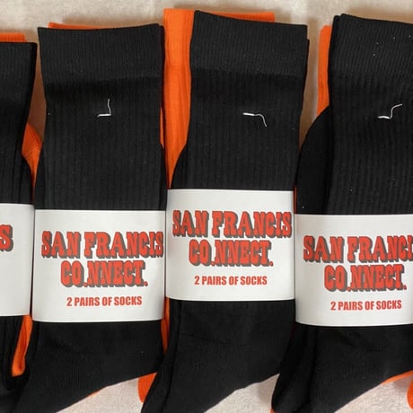 SAN FRANCISCO.NNECT.  LOGO SOCKS 2PAIRS