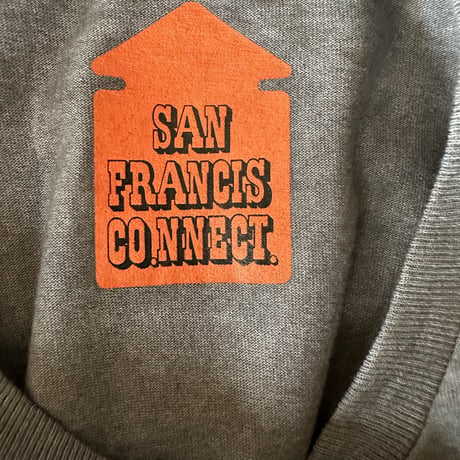 S.F.C WEEKENDER-L/S TEE. 煤染め. made by altheadesign.