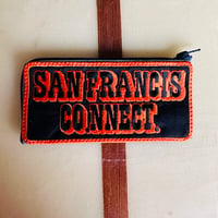 S.F.C. coin purse. hand made one piece item. No6.