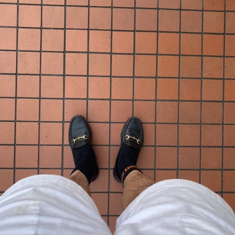 SAN FRANCISCO.NNECT.  LOGO SOCKS 2PAIRS BLK×ORG