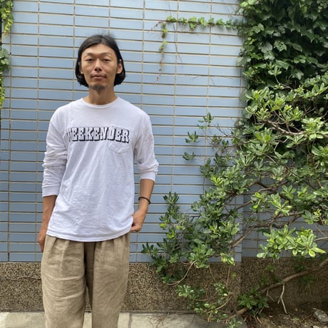 S.F.C WEEKENDER-L/S TEE. WHT.