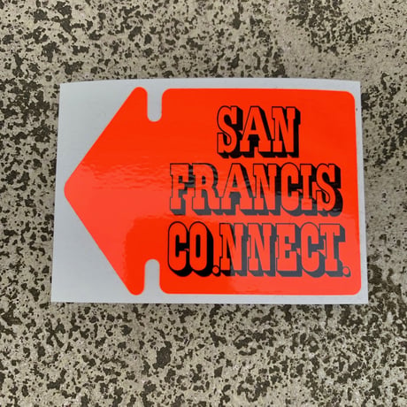 SAN FRANCISCO.NNECT. Arrow ステッカー iPhone size