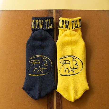 SAN FRANCISCO.NNECT. × T.L.B.O.P.W. logo 2P-socks.
