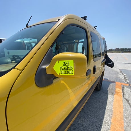 SAN FRANCISCO.NNECT. Arrow sticker. NEW-color.