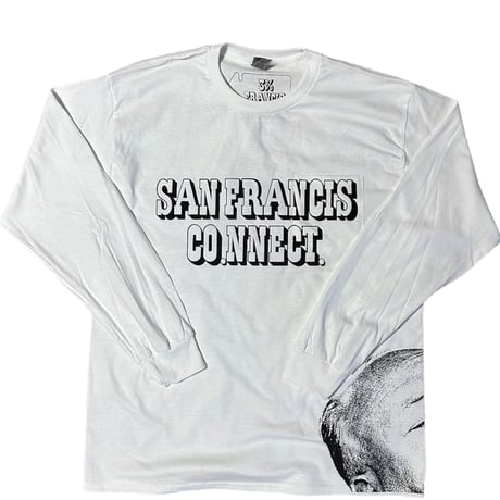 S.F.C.  THE SF 1963. SANFRANCISCO.NNECT.UNDERWEAR. L/S-Tee.WHT.