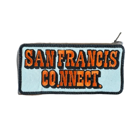 S.F.C. coin purse. hand made one piece item. No4.