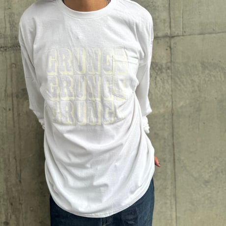 S.F.C. GRUNGE.GRUNGE.GRUNGE. ＋− SFCPOP.   Long-sleeve.Pocket-tee.