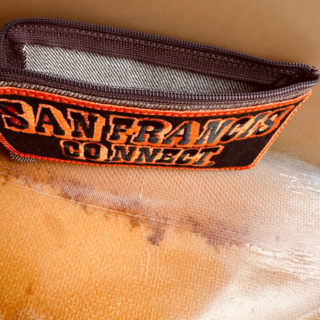S.F.C. coin purse. hand made one piece item. No4.