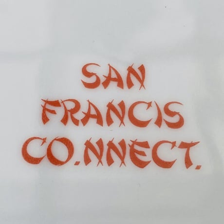 SAN FRANCISCO.NNECT.  Chinese plate