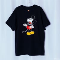 COLSUN&SAN FRANCISCO.NNECT.  PRESENTS 【MICKEY MOUSE COLLECTION 】TEE-BLK.
