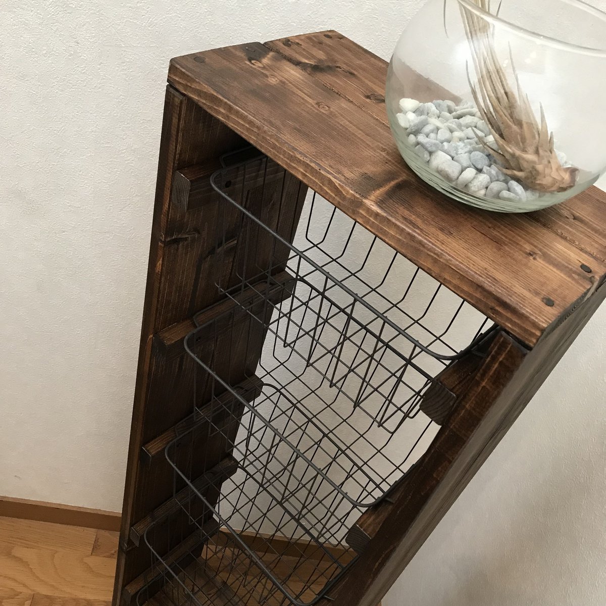 ワイヤーバスケットウッドシェルフ　wood fbaccb08fa-1722230960