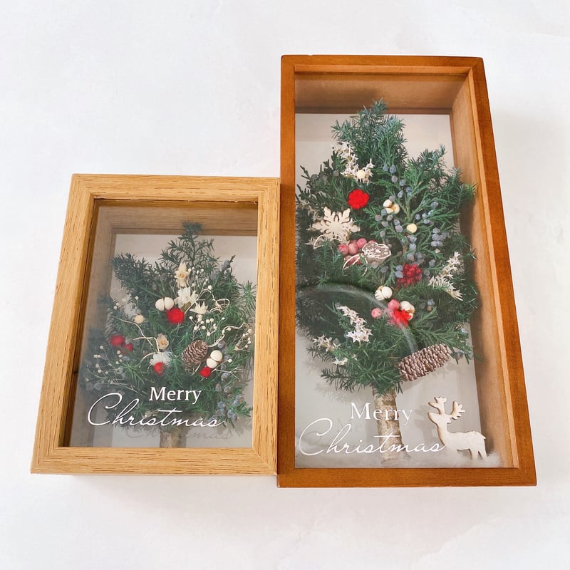 ☆クリスマスツリーのボックスアレンジS | ayakai flower STORE