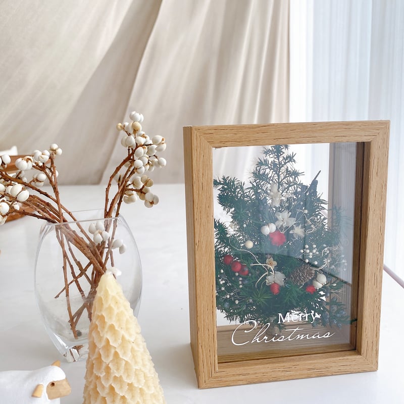 ☆クリスマスツリーのボックスアレンジS | ayakai flower STORE