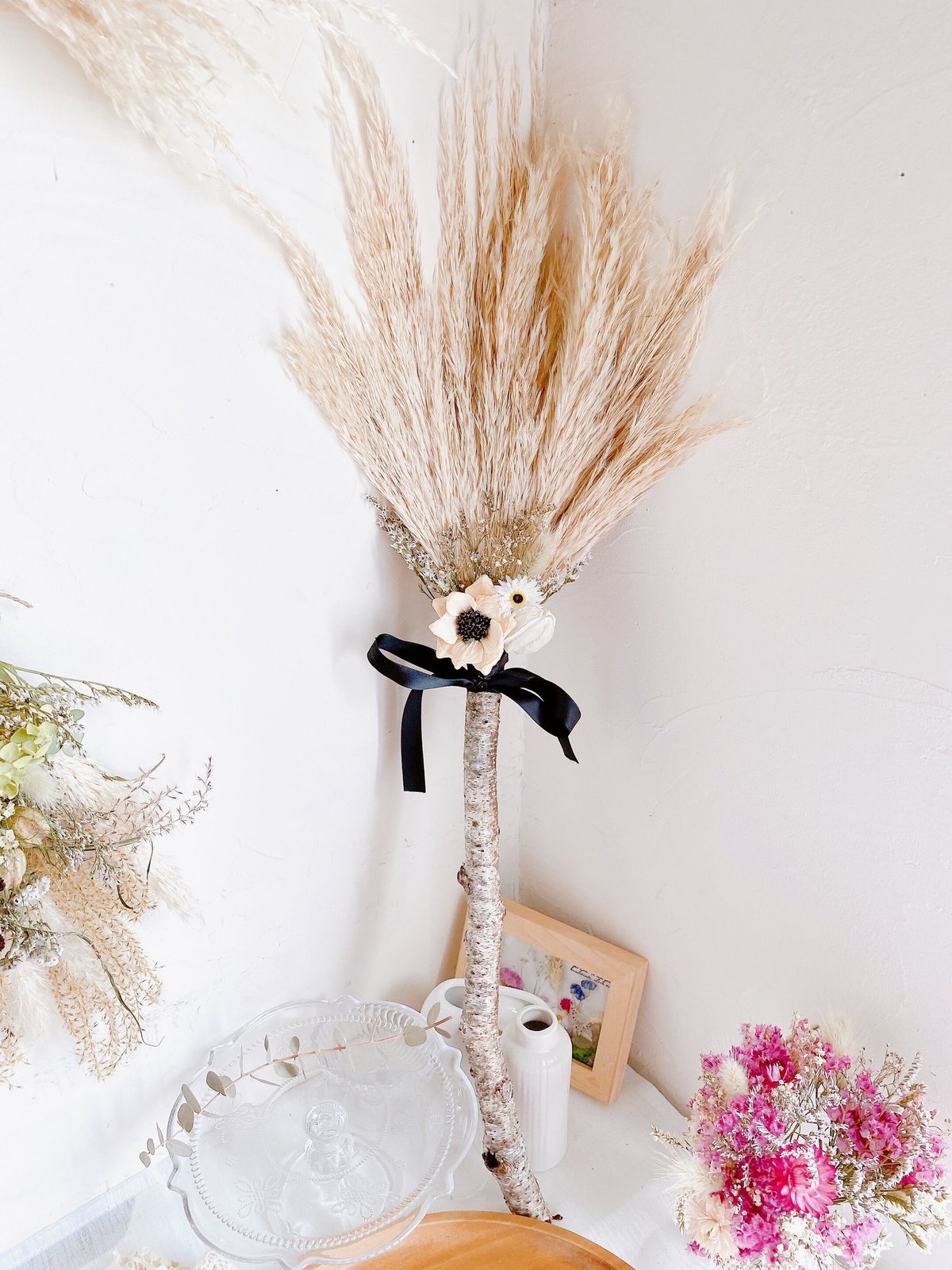 専用＊Halloweenミニパンプキン＆グリーンホオズキ ドライフラワースワッグ 専用＊Halloweenミニパンプキン＆グリーンホオズキ ドライフラワー