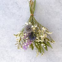 ドライフラワー 水無月紫陽花 パンパスグラス 秋色スワッグ ブーケ