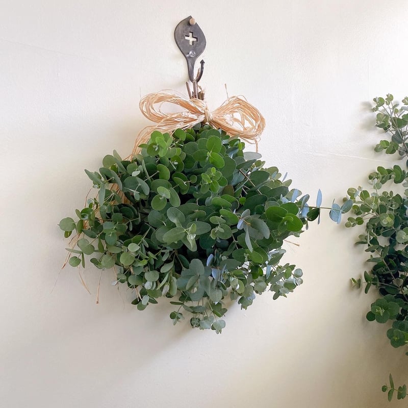 ユーカリ銀世界 ナチュラルグリーンスワッグ ブーケ | ayakai flower STORE