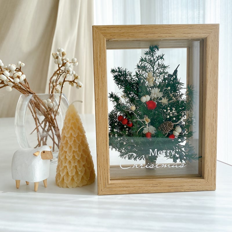 ☆クリスマスツリーのボックスアレンジS | ayakai flower STORE