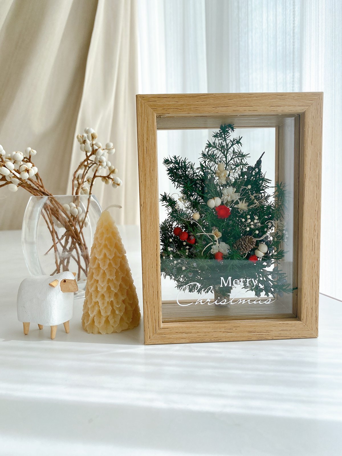 ☆クリスマスツリーのボックスアレンジS | ayakai flower STORE