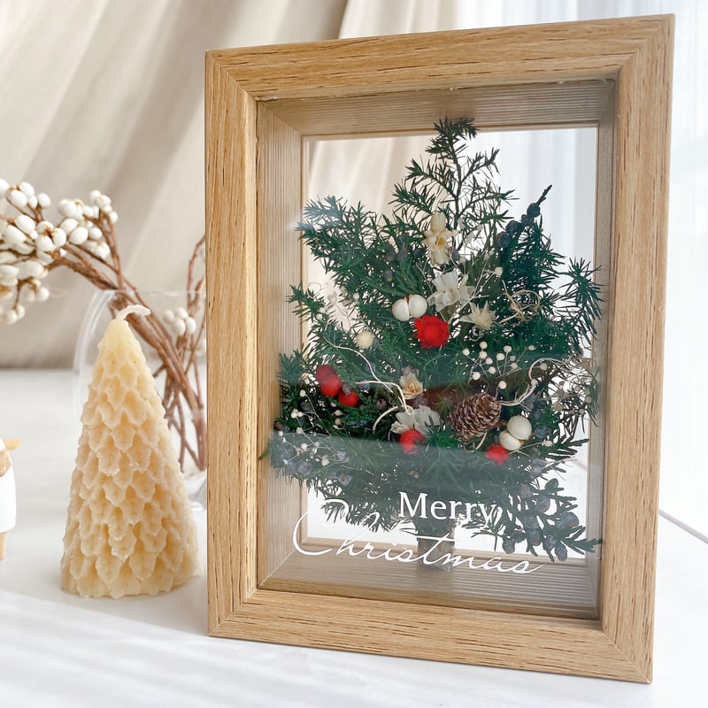 ☆クリスマスツリーのボックスアレンジS | ayakai flower STORE