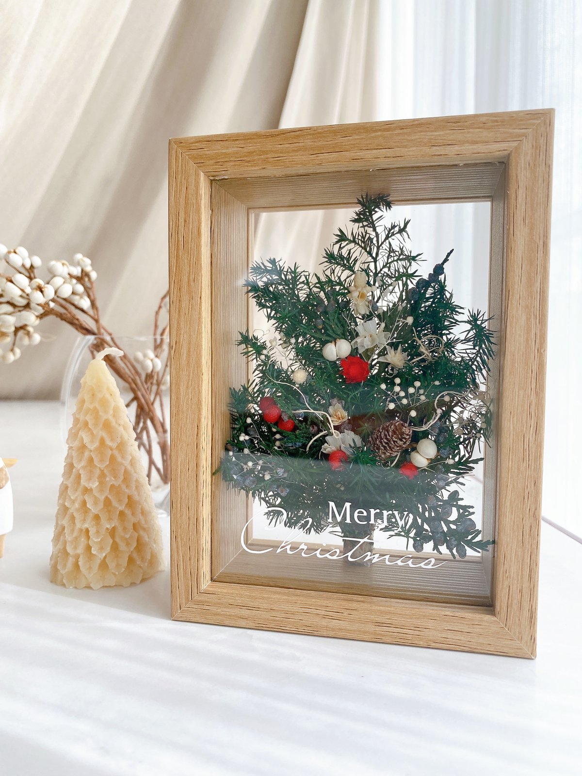 ☆クリスマスツリーのボックスアレンジS | ayakai flower STORE