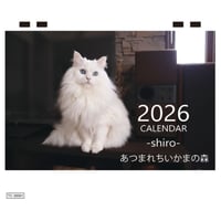 【予約販売】 あつまれちいかまの森 猫 2026年 卓上 カレンダー TC26293