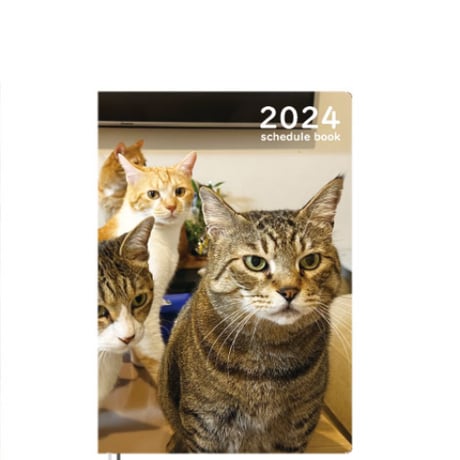【予約販売】 Hana Channel 保護猫ライフ 2024年 A5 スケジュール帳 AF24154
