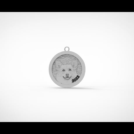 【予約販売】 初めてのコーギー 2022年 イヤーコイン 丸カン付き Year Coin YC2204